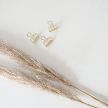 Lade das Bild in den Galerie-Viewer, DOKUMENTENKLAMMERN &quot;Gold&quot; 3ER SET
